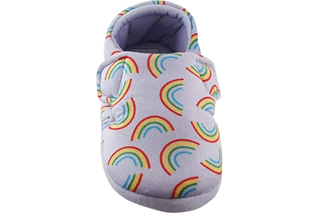 Clarks Velcro | Girls Slippers<Fluffy Snug T.O Girls Slippers