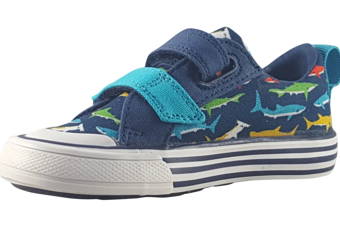 BOY Clarks Velcro | Boys Shoes<Foxing Ocean T Boys Shoes