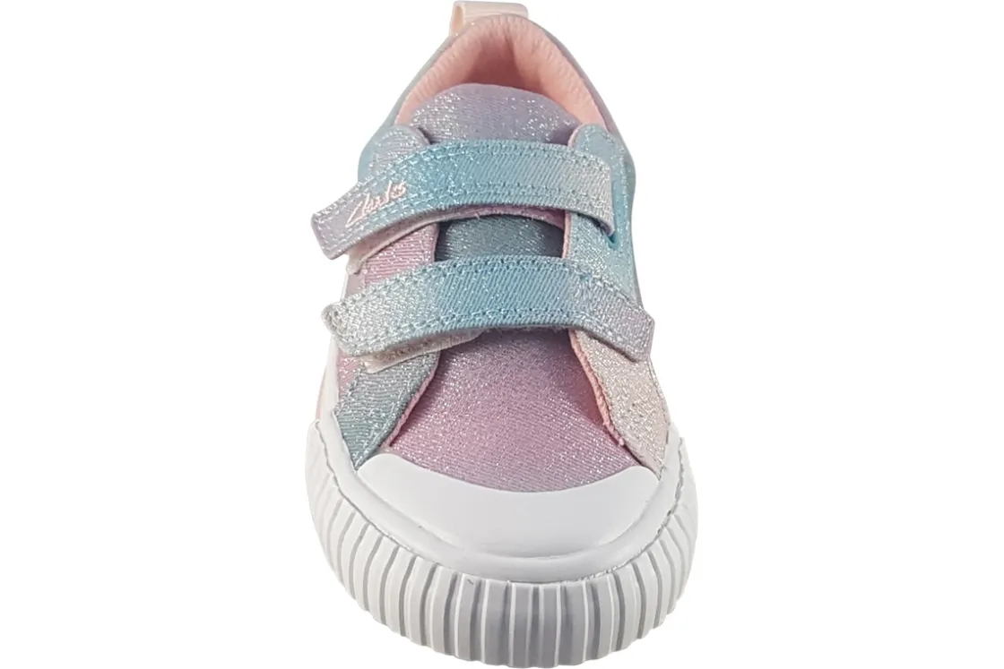 Clarks Velcro | Girls Shoes<FoxingBrill T. Girls Shoes