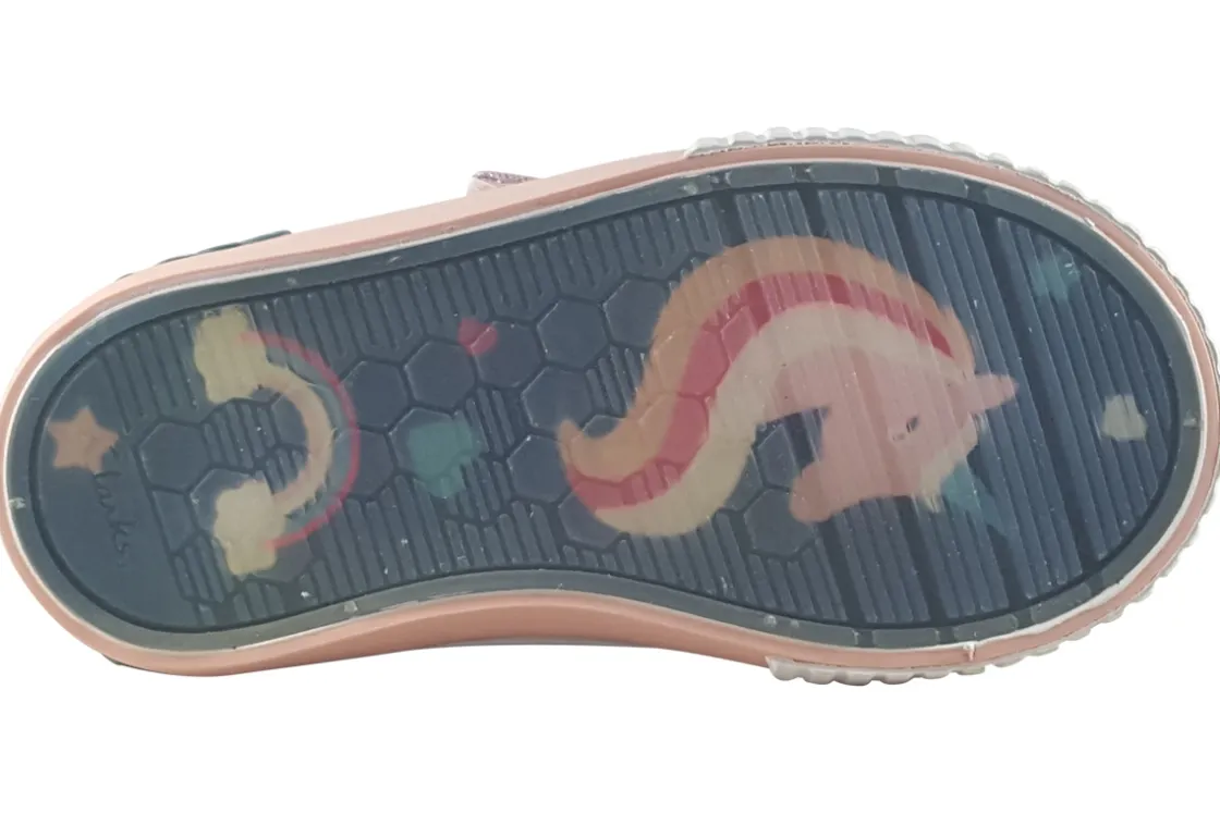 Clarks Velcro | Girls Shoes<FoxingBrill T. Girls Shoes