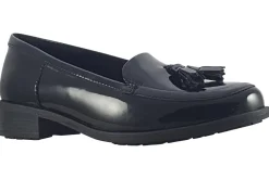 Women Clarks Senior Girls | Womens Shoes<Havisham Edge Womens Leather Loafer Shoes
