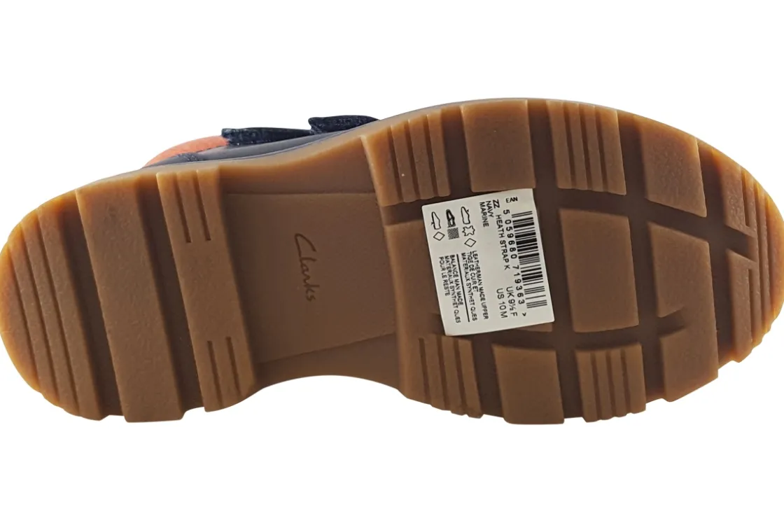 BOY Clarks Velcro | Boys Boots<Heath Strap K Boys Leather Boots