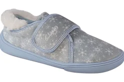 Clarks Velcro | Warm Lined<Holmly Ice K (G Fit) Girls Velour Slippers