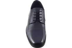 BOY Clarks Mens Shoes | Senior Boys<Howard Cap Black Mens Leather Shoes