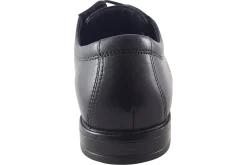BOY Clarks Mens Shoes | Senior Boys<Howard Cap Black Mens Leather Shoes