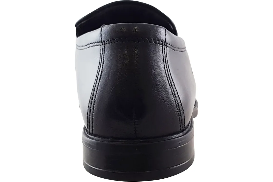 BOY Clarks Senior Boys | Mens Shoes<Howard Edge Black Mens Leather Shoes