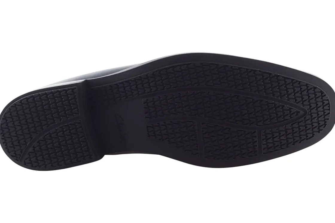 BOY Clarks Senior Boys | Mens Shoes<Howard Edge Black Mens Leather Shoes