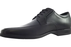 BOY Clarks Senior Boys | Tramline Toe<Howard Over Black Mens Leather Shoes