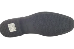 BOY Clarks Senior Boys | Tramline Toe<Howard Over Black Mens Leather Shoes