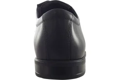 BOY Clarks Senior Boys | Tramline Toe<Howard Over Black Mens Leather Shoes