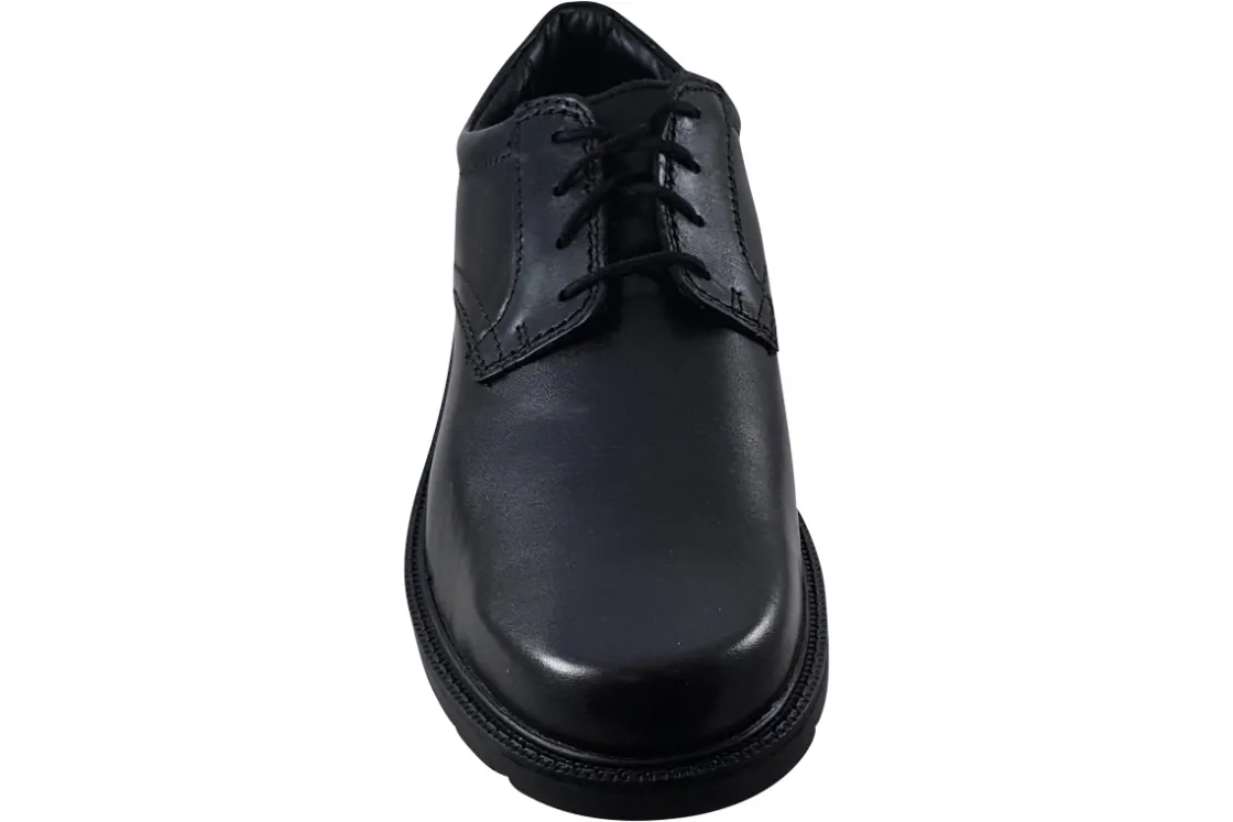 BOY Clarks Senior Boys | Plain Toe<Kerton Lace Black Mens Leather Shoes