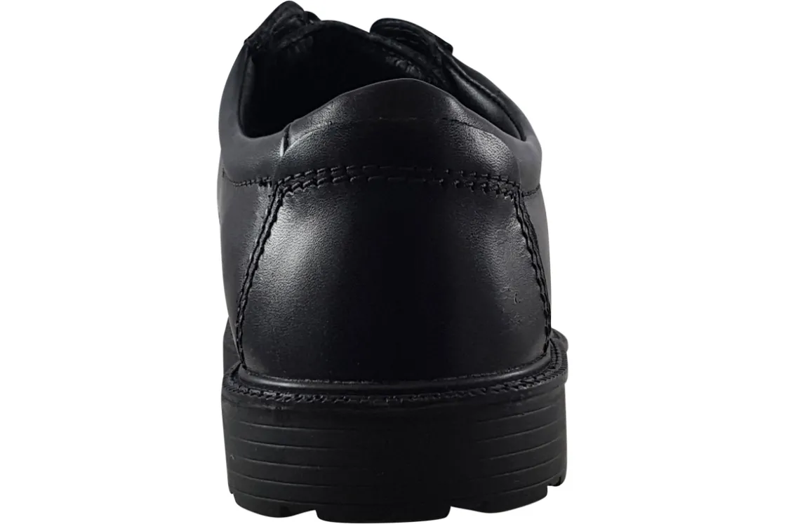 BOY Clarks Senior Boys | Plain Toe<Kerton Lace Black Mens Leather Shoes