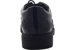 Clarks Junior Girls | Senior Girls<LoxhamBrogueY Black Girls Leather Patent School Shoes