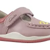 Clarks Velcro | Girls First Shoes<NoodleShine T. Girls Leather Shoes Dusty Pink