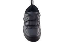BOY Clarks Junior Boys | Velcro<PalmerSteggy K Black Boys Leather School Shoes