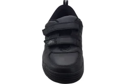 BOY Clarks Junior Boys | Velcro<PalmerSteggy O Black Boys Leather School Shoes