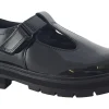 Clarks Junior Girls | Velcro<PragueBrill O. Black Girls Leather Patent Shoes