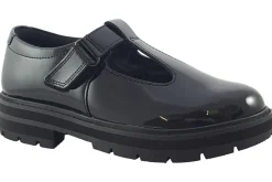 Clarks Junior Girls | Senior Girls<PragueBrill Y. Black Girls School Shoes