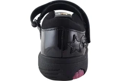 Clarks Junior Girls | Girls Shoes<Relda Sea K. Black Girls Leather School Shoes
