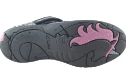 Clarks Junior Girls | Girls Shoes<Relda Sea K. Black Girls Leather School Shoes