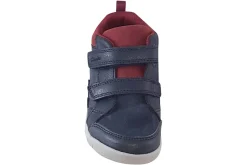 BOY Clarks Velcro | Boys Boots<Rex Park T Navy Boys Leather Boots