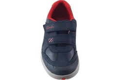 BOY Clarks Velcro | Boys Shoes<Rex Play K Navy/Red Boys Leather Shoes