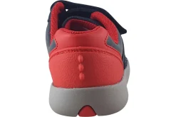 BOY Clarks Velcro | Boys Shoes<Rex Play K Navy/Red Boys Leather Shoes