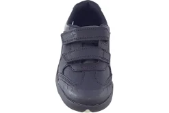 BOY Clarks Velcro | Junior Boys<Rex Stride K Black Boys School Shoes