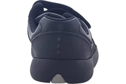 BOY Clarks Velcro | Junior Boys<Rex Stride T Black Boys School Shoes
