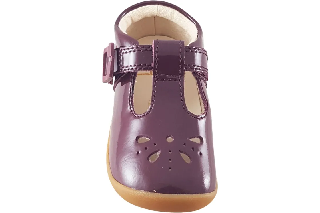 Clarks Velcro | Girls First Shoes<Roamer Star T. Girls Leather First Shoes