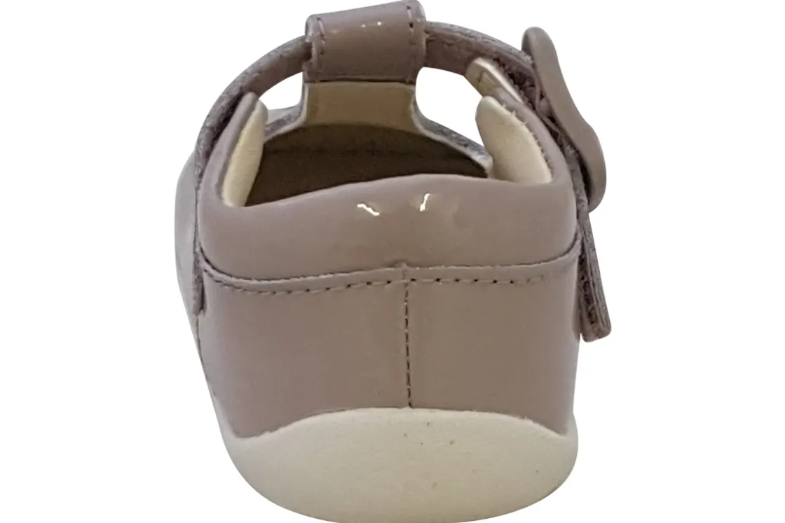 Clarks Velcro | Girls First Shoes<Roamer Star T Pink Girls Leather Patent First Shoes