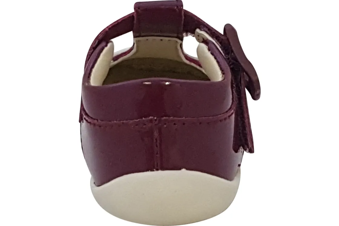 Clarks Velcro | Girls First Shoes<Roamer Star T Pink Girls Leather Patent First Shoes