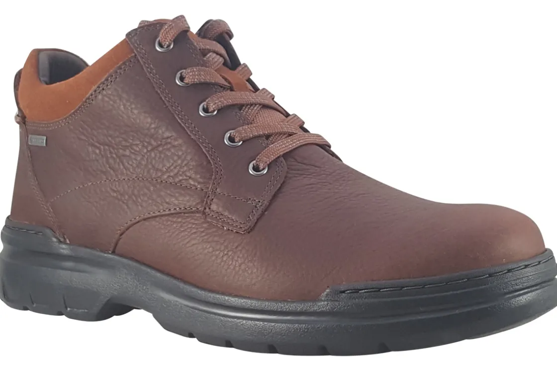 Clarks Plain Toe | Mens Boots<Rockie MidGTX British Tan Mens Leather Boots