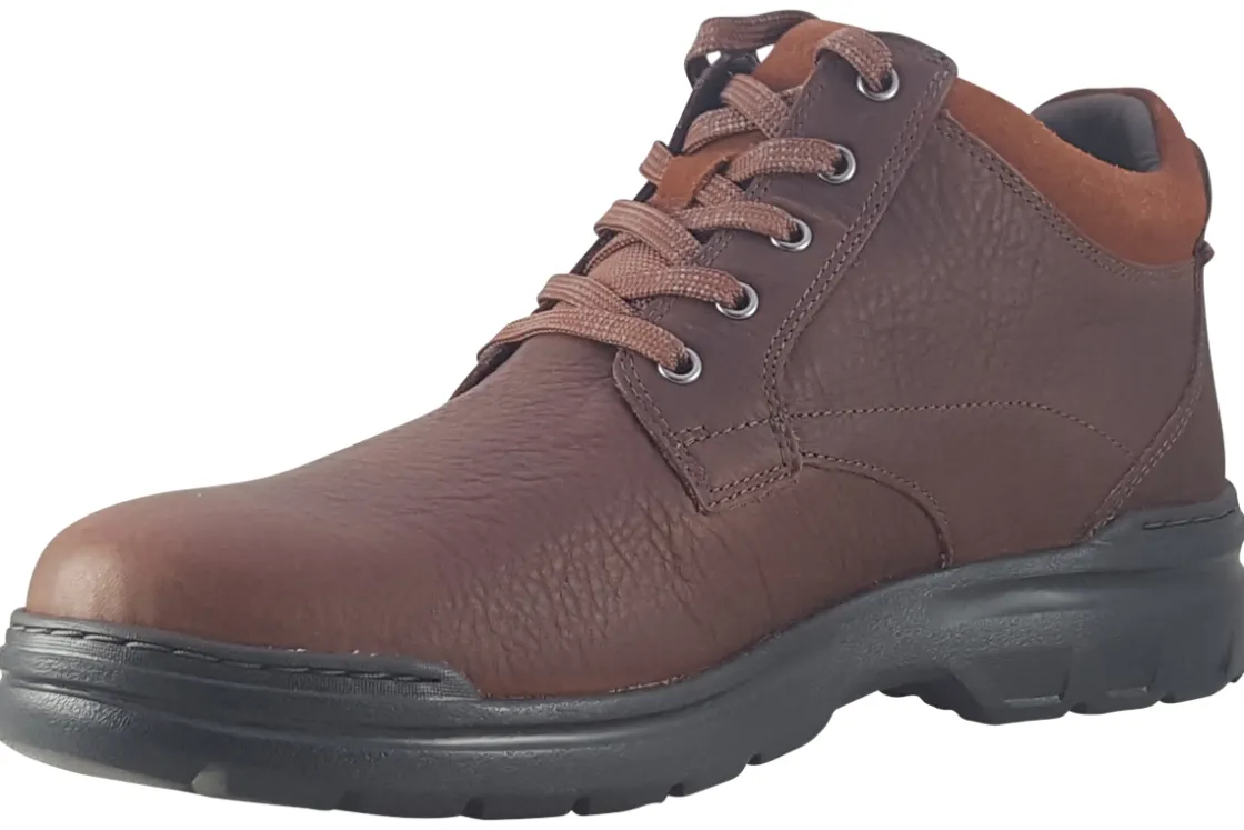 Clarks Plain Toe | Mens Boots<Rockie MidGTX British Tan Mens Leather Boots