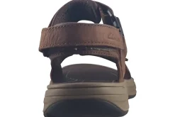 Clarks Mens Sandals<Saltway Edge Mens Leather Sandals Dark Brown
