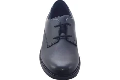 BOY Clarks Junior Boys | Laced<Scala Loop K Black Boys Leather School Shoes