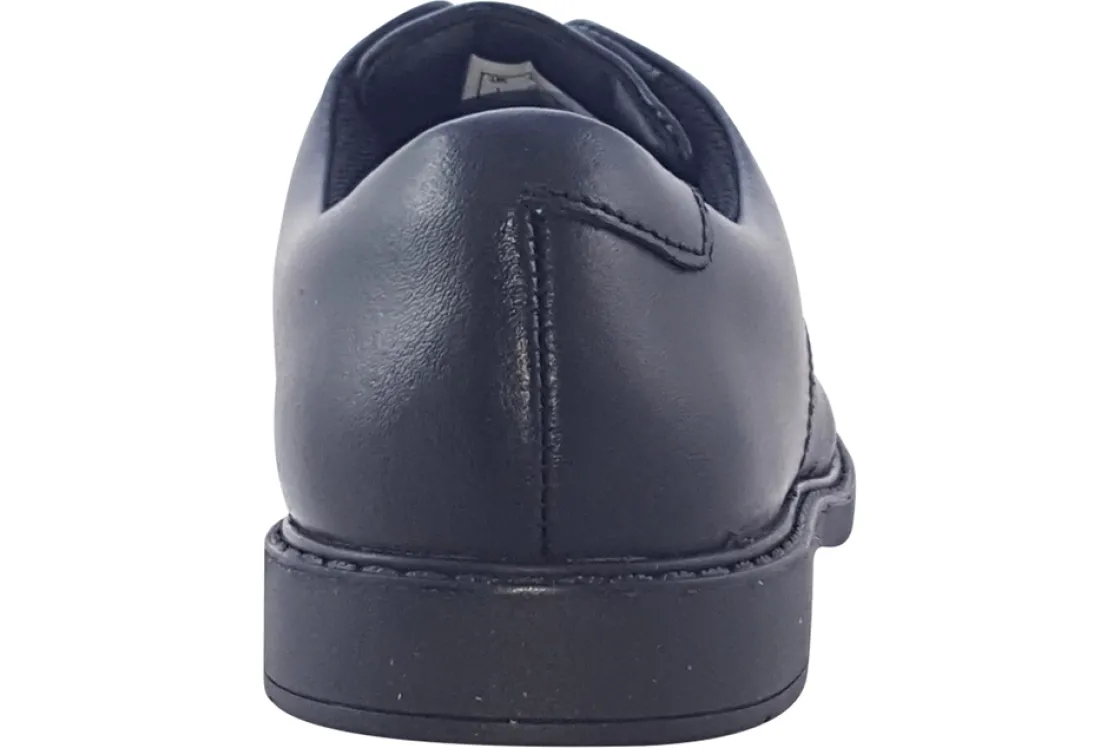 BOY Clarks Junior Boys | Laced<Scala Loop K Black Boys Leather School Shoes