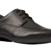 BOY Clarks Junior Boys | Senior Boys<Scala Step Y Black Boys Leather School Shoes