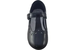 Clarks Junior Girls | Velcro<ScalaDress O. Black Girls Leather Patent School Shoes