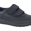 BOY Clarks Velcro | Junior Boys<Scape Flare Y Black Boys Leather School Shoes