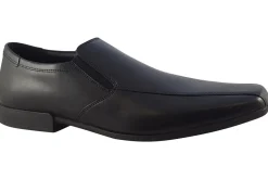 BOY Clarks Mens Shoes | Senior Boys<Sidton Edge Black Mens Leather Shoes