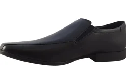 BOY Clarks Mens Shoes | Senior Boys<Sidton Edge Black Mens Leather Shoes