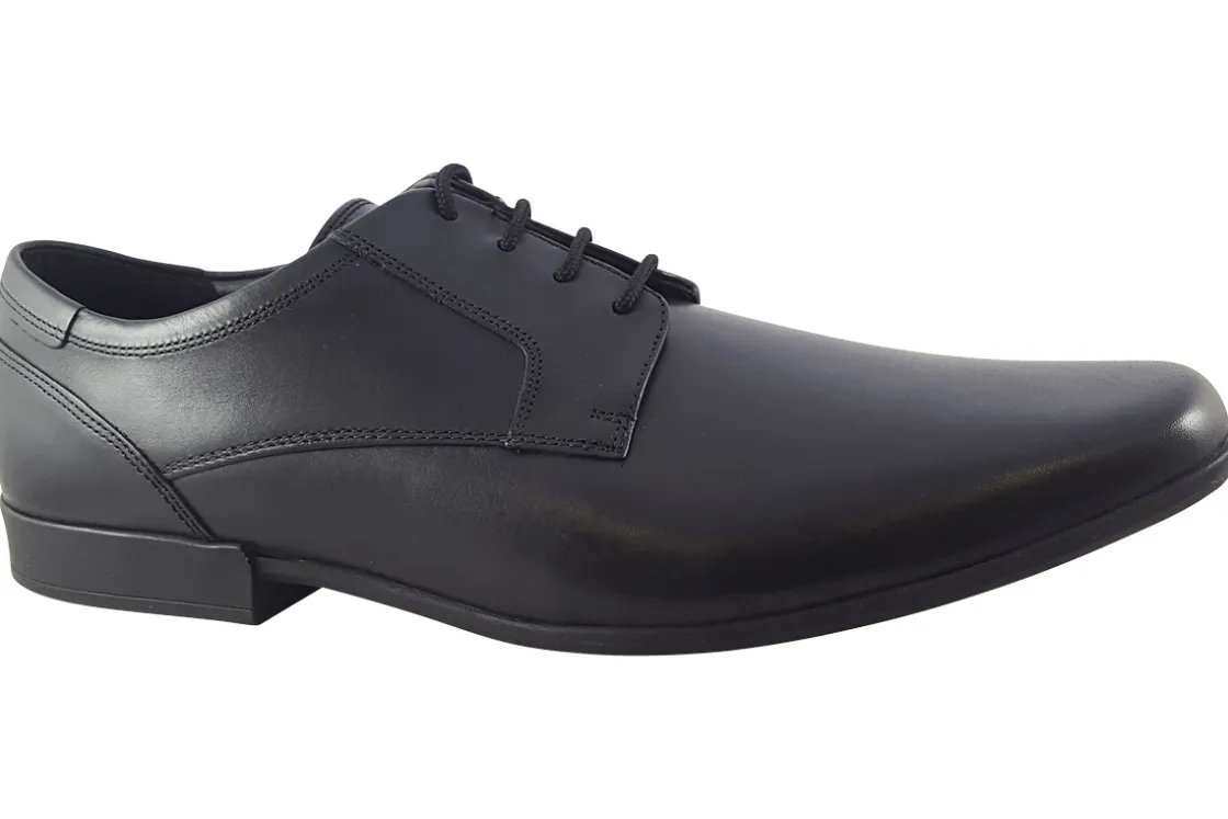 BOY Clarks Mens Shoes | Senior Boys<Sidton Lace Black Mens Leather Shoes