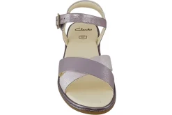 Clarks Buckle | Girls Sandals<Skylark Pure K (F Fit) Girls Leather Sandals