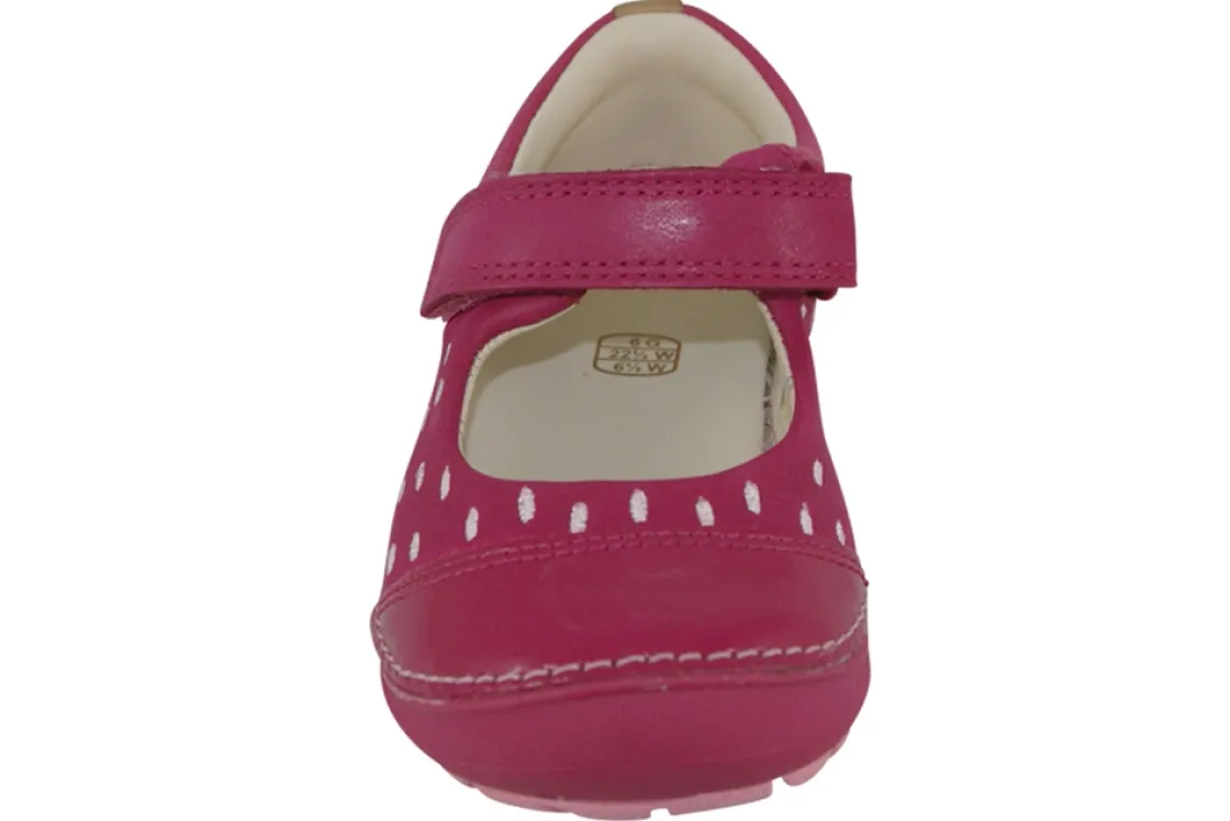Clarks Velcro | Girls First Shoes<Softly Lou Fst Girls Leather First Shoes