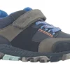 BOY Clarks Velcro | Boys Boots<Steggy2 Glow K Boys Leather Boots Navy