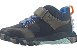 BOY Clarks Velcro | Boys Boots<Steggy2 Glow K Boys Leather Boots Navy