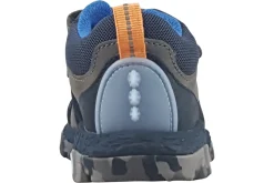 BOY Clarks Velcro | Boys Boots<Steggy2 Glow K Boys Leather Boots Navy
