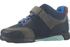 BOY Clarks Velcro | Boys Boots<Steggy2 Glow T Boys Lather Boots Navy