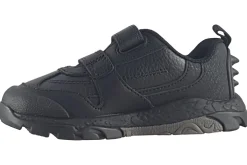 BOY Clarks Junior Boys | Velcro<Steggy2 Pace K Black Boys Leather School Shoes